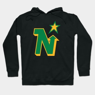 Classic Minnesota North Stars Hockey Hoodie